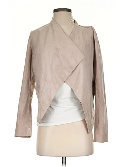 Pre-owned Unbranded Long Sleeve Blouse In Tan
