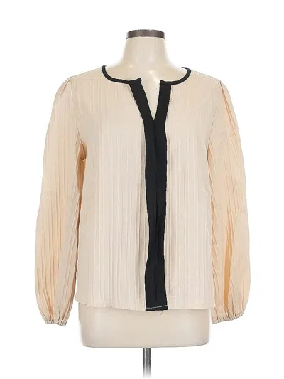 Pre-owned Unbranded Long Sleeve Blouse In White
