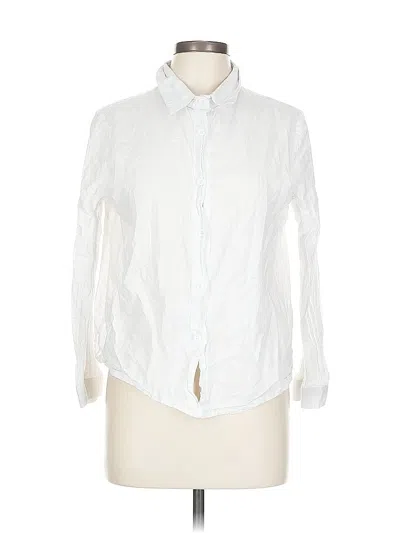 Pre-owned Unbranded Long Sleeve Blouse In White