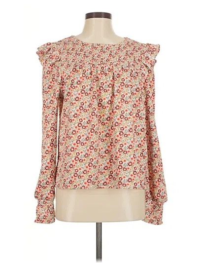 Pre-owned Unbranded Long Sleeve Blouse In White