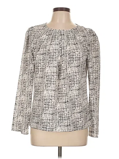 Pre-owned Unbranded Long Sleeve Blouse In White