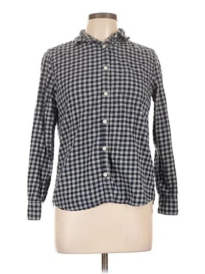 Pre-owned Unbranded Long Sleeve Button Down Shirt In Gray