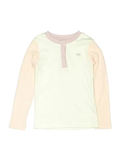 Pre-owned Unbranded Kids' Long Sleeve Henley Shirt In Pink
