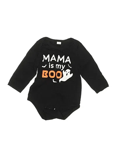 Pre-owned Unbranded Kids' Long Sleeve Onesie In Black