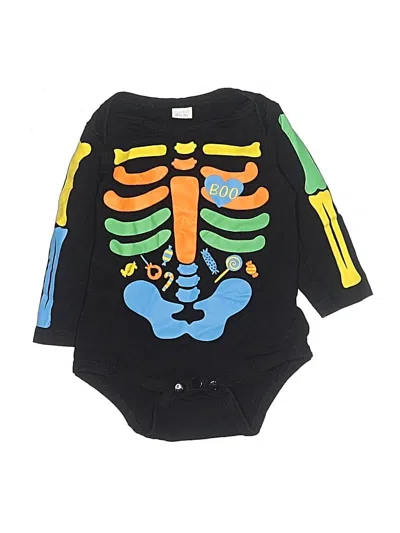 Pre-owned Unbranded Babies' Long Sleeve Onesie In Black