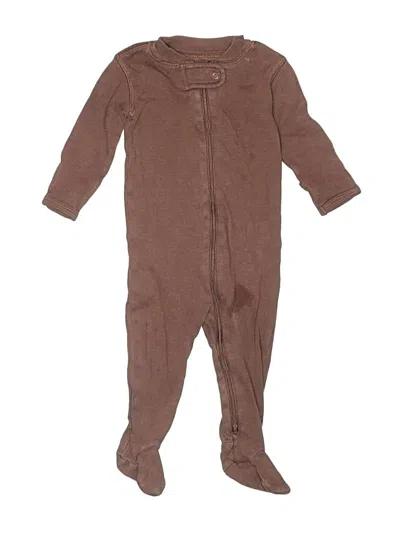 Pre-owned Unbranded Babies' Long Sleeve Onesie In Brown