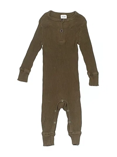 Pre-owned Unbranded Babies' Long Sleeve Onesie In Brown