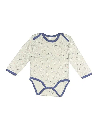 Pre-owned Unbranded Babies' Long Sleeve Onesie In Gray