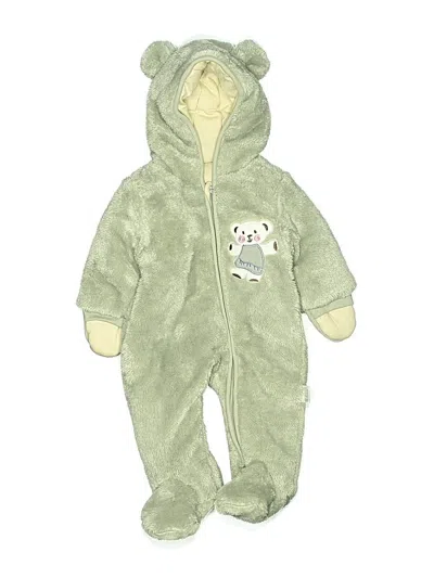 Pre-owned Unbranded Babies' Long Sleeve Onesie In Green