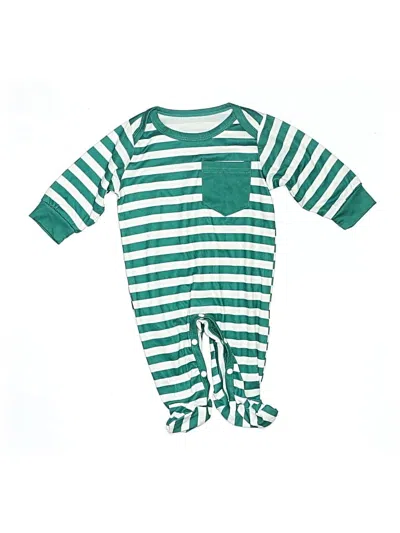 Pre-owned Unbranded Babies' Long Sleeve Onesie In Green