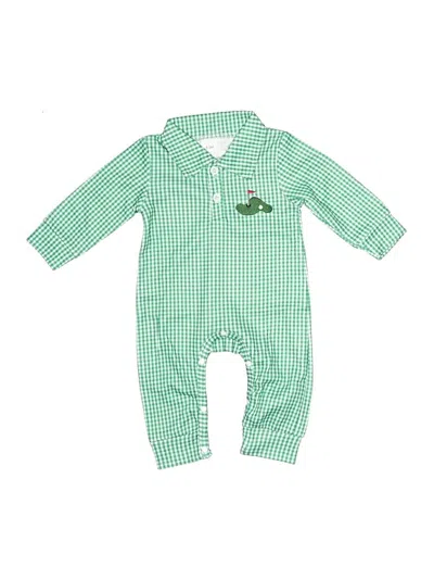 Pre-owned Unbranded Babies' Long Sleeve Onesie In Green
