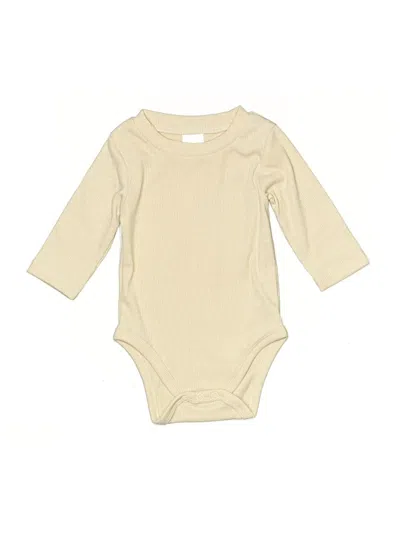 Pre-owned Unbranded Babies' Long Sleeve Onesie In Ivory
