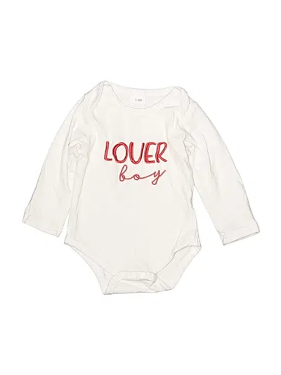 Pre-owned Unbranded Babies' Long Sleeve Onesie In Ivory