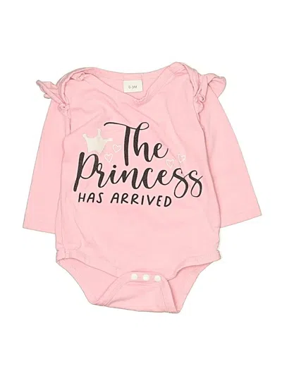 Pre-owned Unbranded Babies' Long Sleeve Onesie In Pink
