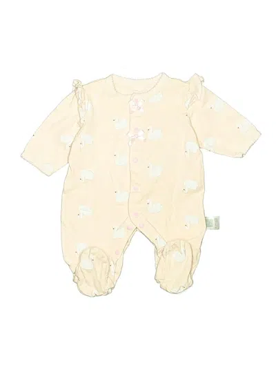 Pre-owned Unbranded Babies' Long Sleeve Onesie In White