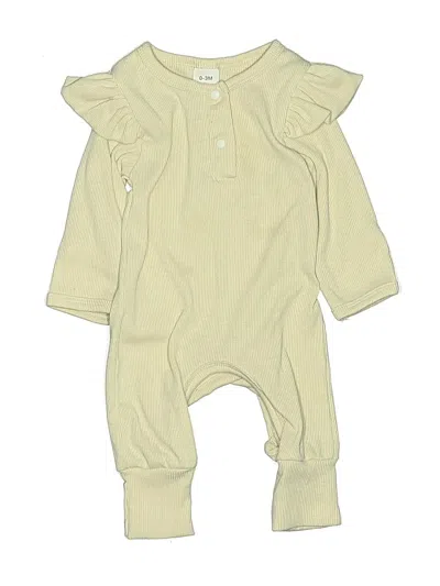Pre-owned Unbranded Babies' Long Sleeve Onesie In White