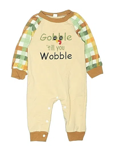 Pre-owned Unbranded Babies' Long Sleeve Onesie In Yellow