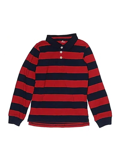 Pre-owned Unbranded Kids' Long Sleeve Polo In Red