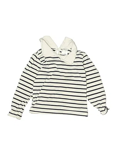 Pre-owned Unbranded Kids' Long Sleeve Polo Shirt In Ivory