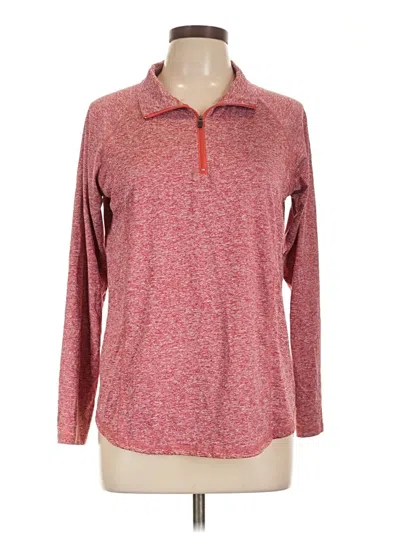 Pre-owned Unbranded Long Sleeve Polo Shirt In Red
