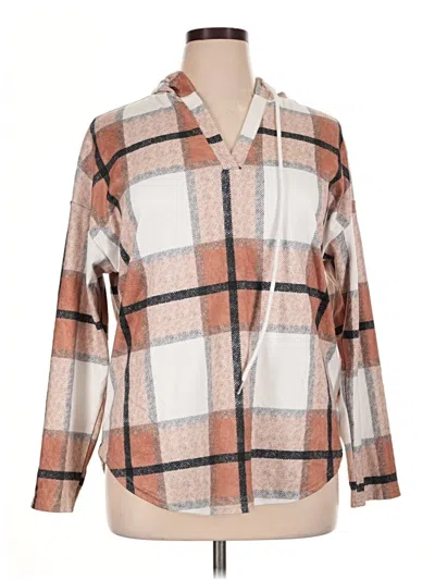 Pre-owned Unbranded Long Sleeve Polo Shirt In Tan
