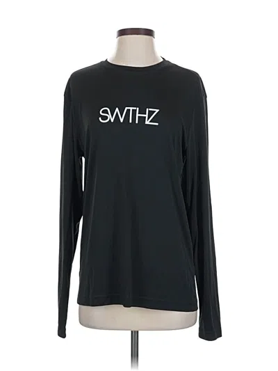 Pre-owned Unbranded Long Sleeve T-shirt In Black