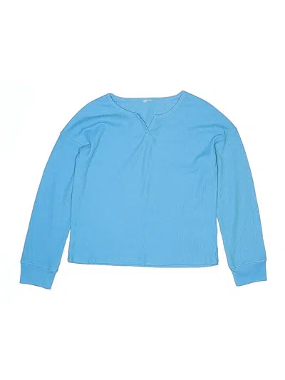 Pre-owned Unbranded Kids' Long Sleeve T-shirt In Blue