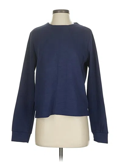 Pre-owned Unbranded Long Sleeve T-shirt In Blue