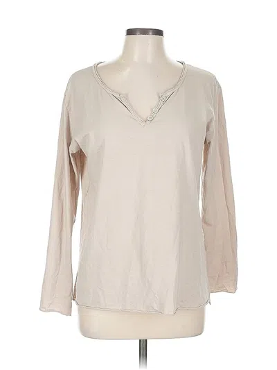 Pre-owned Unbranded Long Sleeve T-shirt In Brown