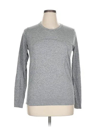 Pre-owned Unbranded Long Sleeve T-shirt In Gray