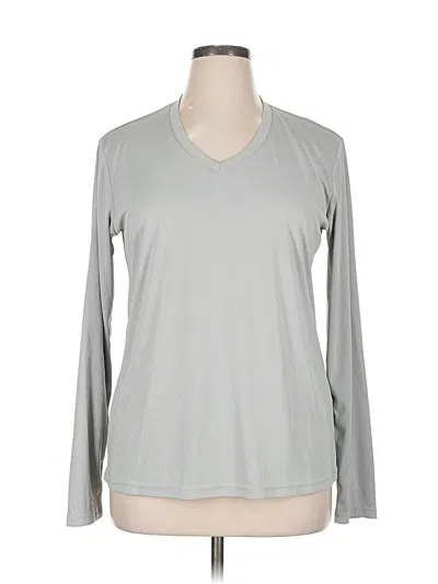 Pre-owned Unbranded Long Sleeve T-shirt In Gray