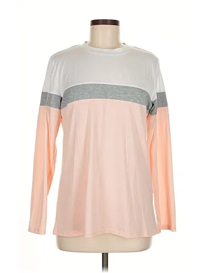 Pre-owned Unbranded Long Sleeve T-shirt In Pink