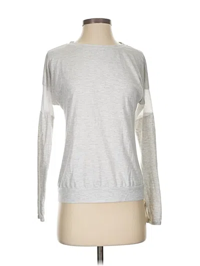 Pre-owned Unbranded Long Sleeve T-shirt In Silver