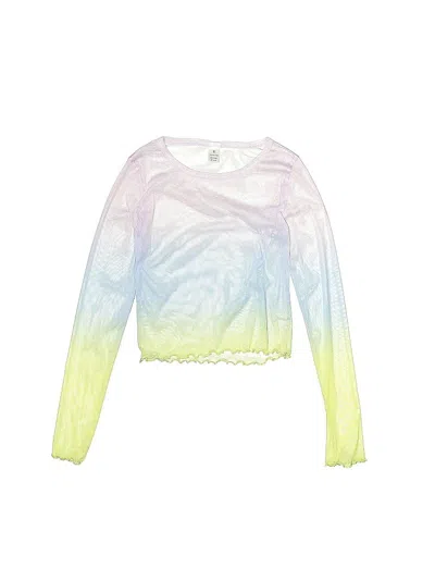 Pre-owned Unbranded Kids' Long Sleeve T-shirt In White