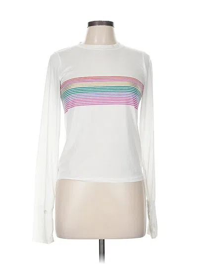 Pre-owned Unbranded Long Sleeve T-shirt In White