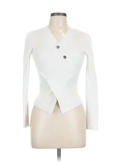 Pre-owned Unbranded Long Sleeve T-shirt In White