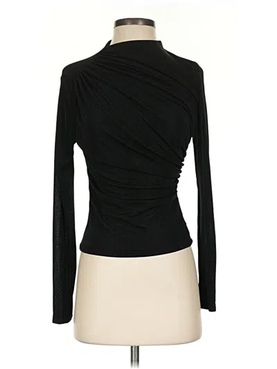 Unbranded Long Sleeve Top Black Turtleneck Tops