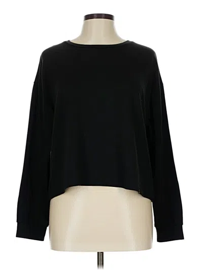 Pre-owned Unbranded Long Sleeve T-shirt In Black