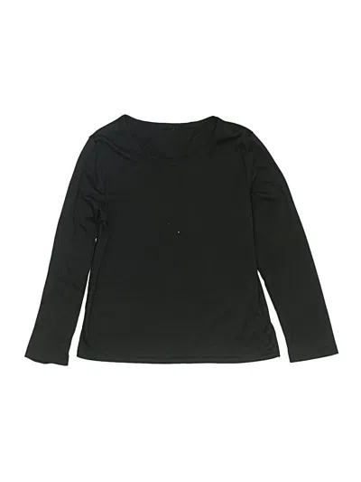 Pre-owned Unbranded Kids' Long Sleeve T-shirt In Black