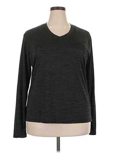 Pre-owned Unbranded Long Sleeve T-shirt In Black