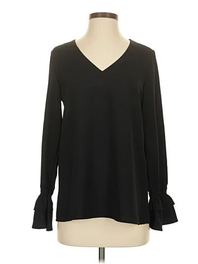 Pre-owned Unbranded Long Sleeve T-shirt In Black