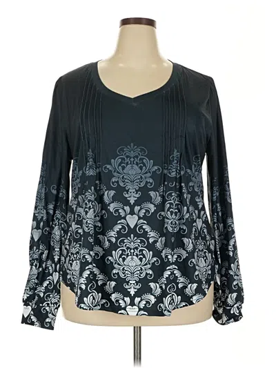 Pre-owned Unbranded Long Sleeve T-shirt In Black