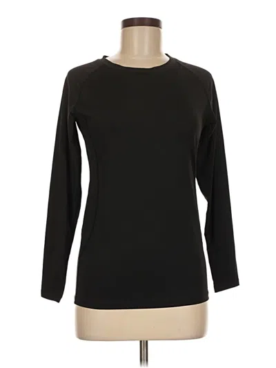 Pre-owned Unbranded Long Sleeve T-shirt In Black