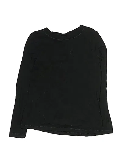 Pre-owned Unbranded Kids' Long Sleeve T-shirt In Black