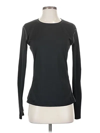 Pre-owned Unbranded Long Sleeve T-shirt In Black