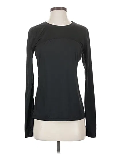 Pre-owned Unbranded Long Sleeve T-shirt In Black
