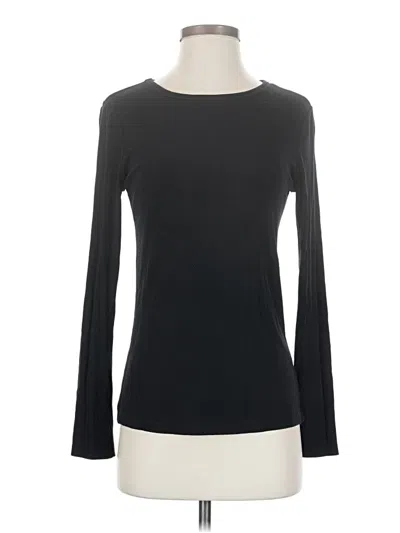 Pre-owned Unbranded Long Sleeve T-shirt In Black