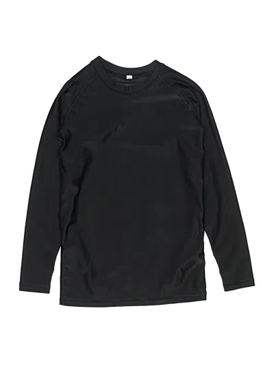 Pre-owned Unbranded Kids' Long Sleeve T-shirt In Black