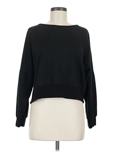 Pre-owned Unbranded Long Sleeve T-shirt In Black