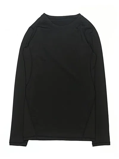 Pre-owned Unbranded Kids' Long Sleeve T-shirt In Black